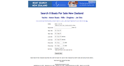 Desktop Screenshot of nz.boatsearchengine.com