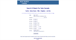 Desktop Screenshot of ca.boatsearchengine.com