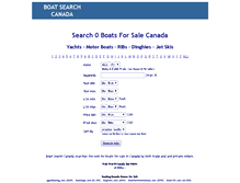 Tablet Screenshot of ca.boatsearchengine.com