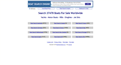 Desktop Screenshot of boatsearchengine.com