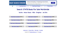 Tablet Screenshot of boatsearchengine.com